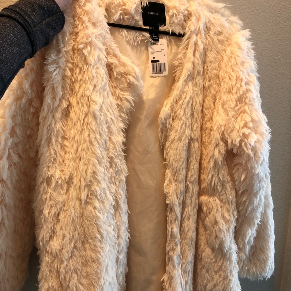 Faux fur jacket